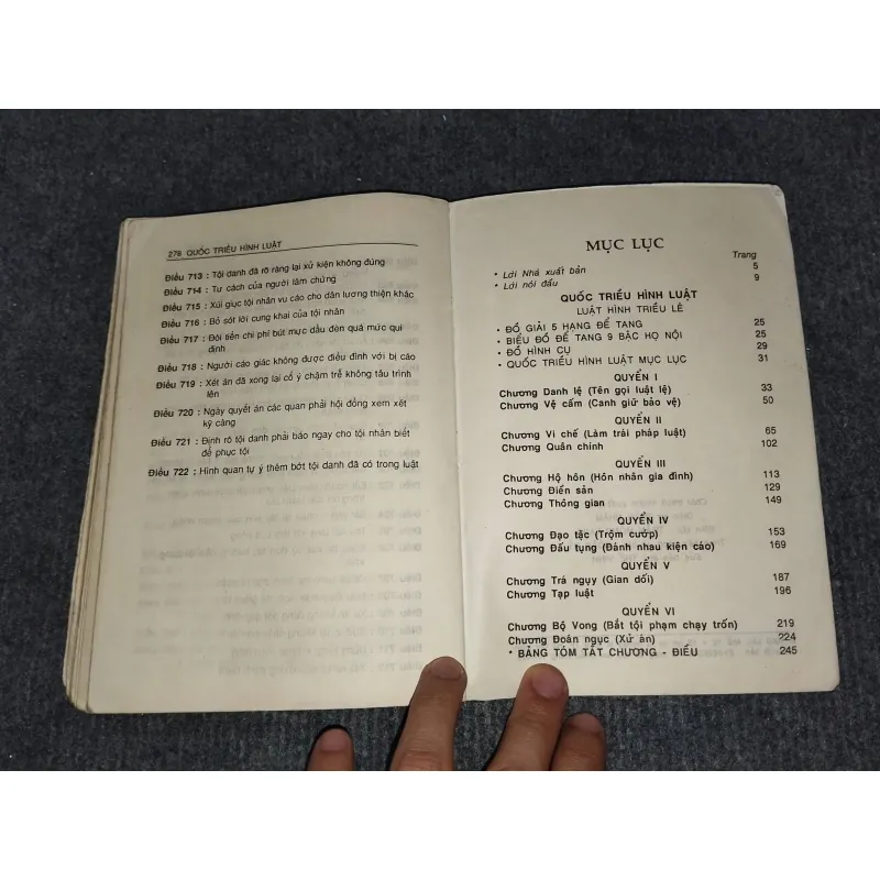 QUỐC TRIỀU HÌNH LUẬT. LUẬT HÌNH TRIỀU LÊ LUẬT HỒNG ĐỨC 992970