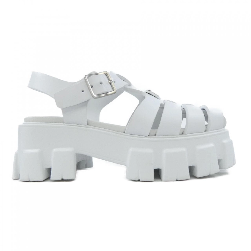 Giày sandal cao cấp PRADA với logo hình tam giác 1X853M bằng cao su - Hàng hiệu Authentic 828762