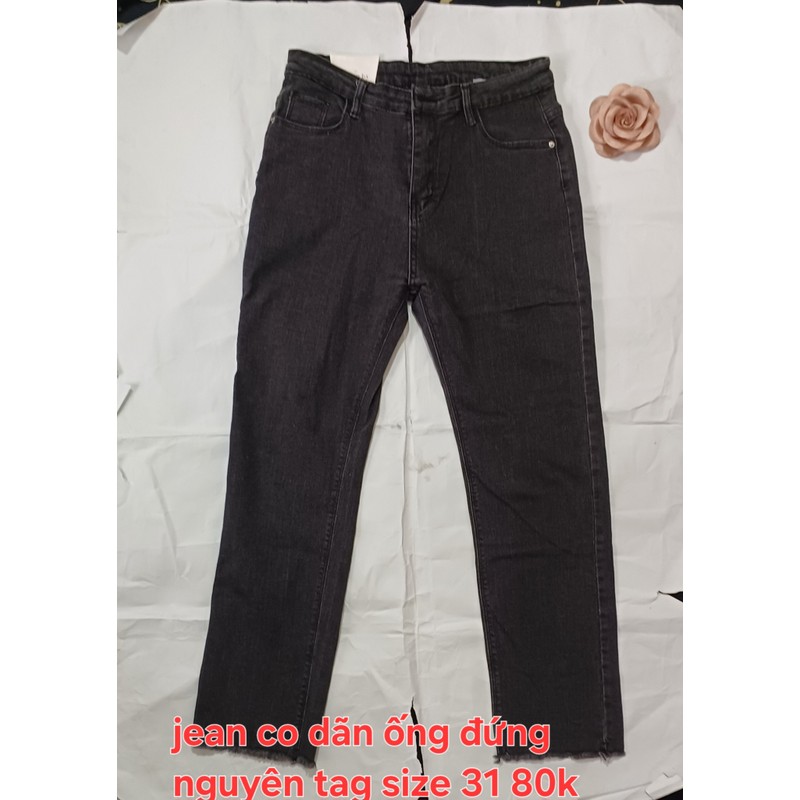 QUẦN JEAN ỐNG ĐỨNG SIZE 31 73491