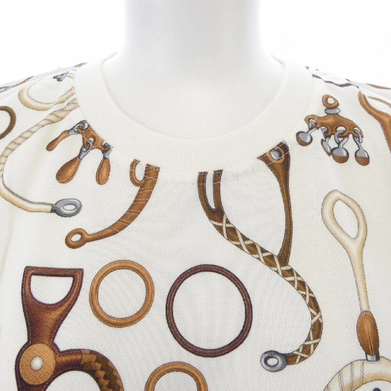 Áo thun HERMES PANOPLIE TOUT CUIR JERSEY 4E4632DN - Hàng hiệu Chính hãng 823347