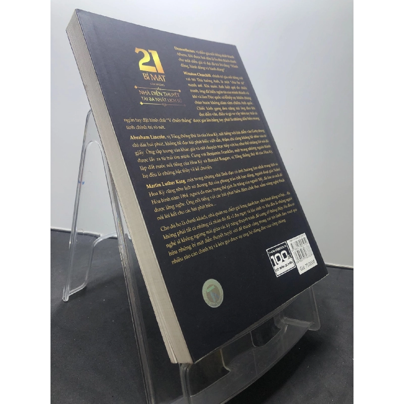 21 bí mật của những nhà diễn thuyết tài ba nhất lịch sử 2015 mới 85% bẩn nhẹ bụng sách James C.Humes HPB1507 KỸ NĂNG 916246