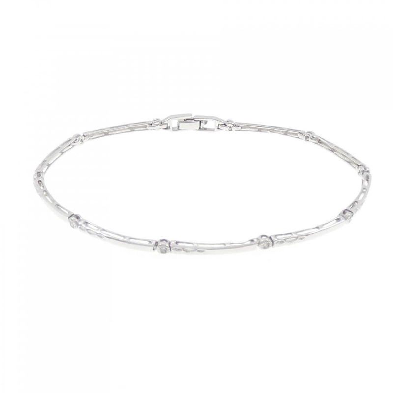 K18WG Vòng tay kim cương 0.14CT - Hàng hiệu Chính hãng 879067