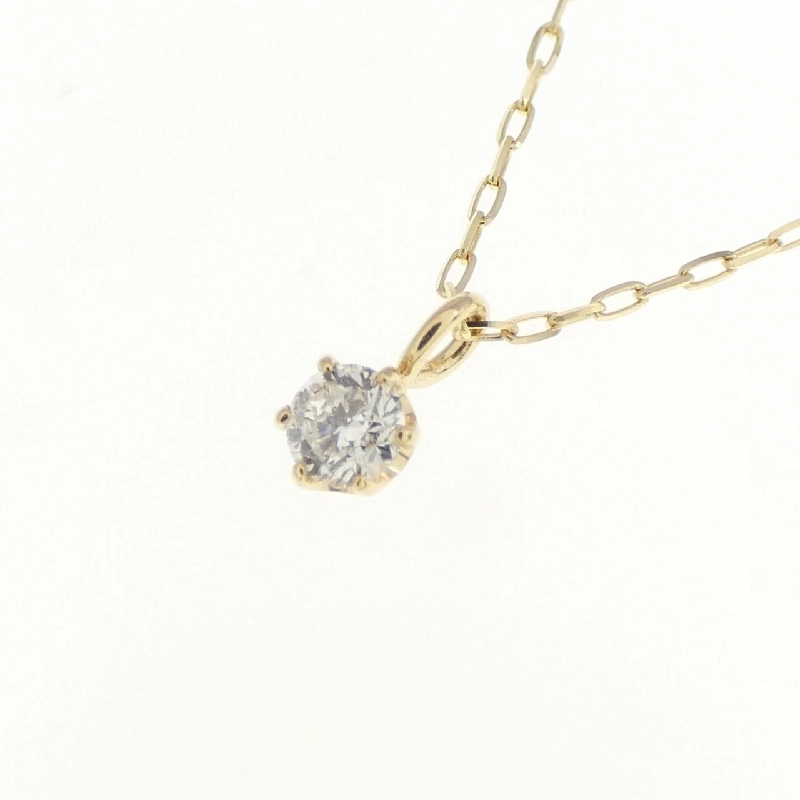 K18YG Solitaire Dây chuyền kim cương 0.05CT - Hàng hiệu Chính hãng 861113