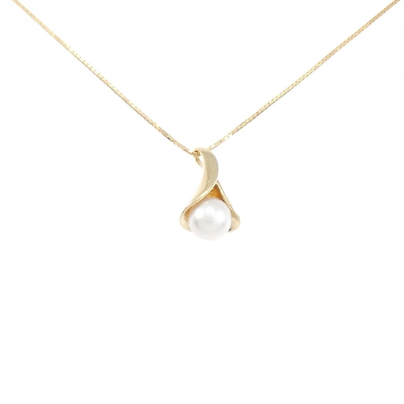 K18YG Vòng cổ ngọc trai Akoya 6.9mm - Hàng hiệu Chính hãng 861159