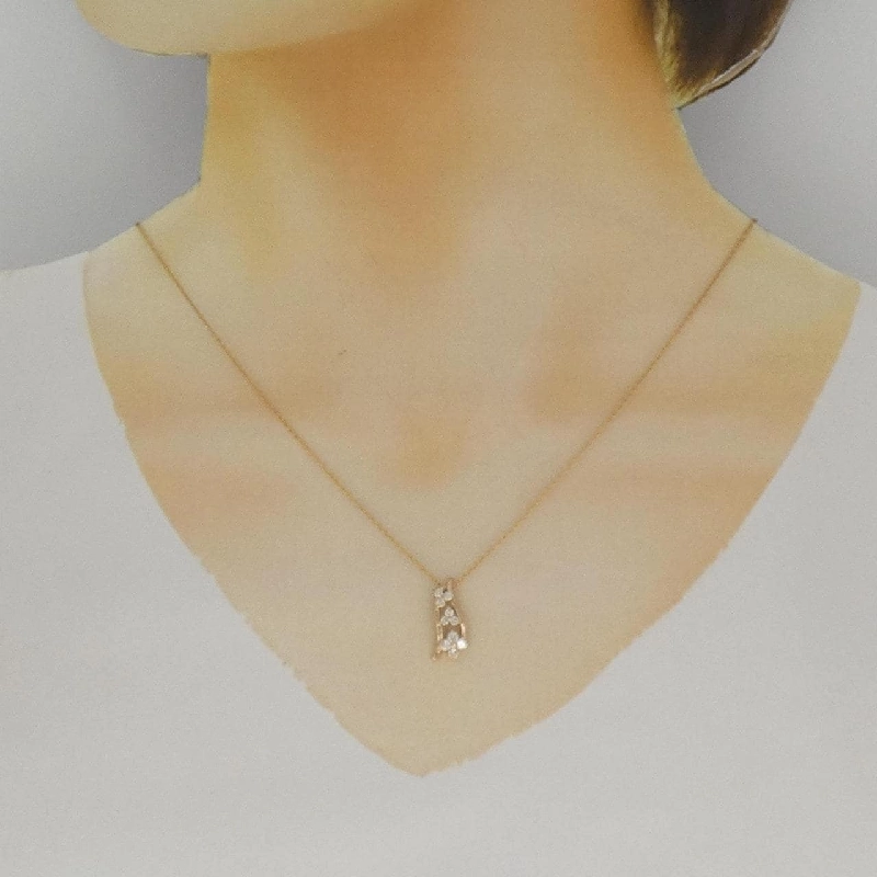 K18PG Dây chuyền kim cương 0.30CT - Hàng hiệu Chính hãng 855850