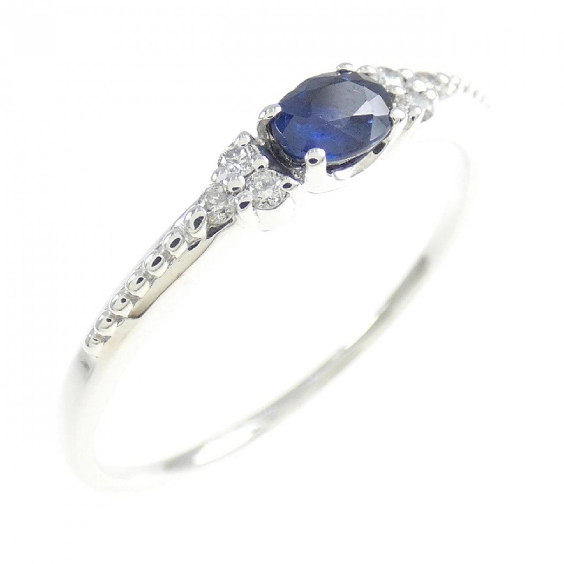 Nhẫn Sapphire K18WG 0.17CT 667650