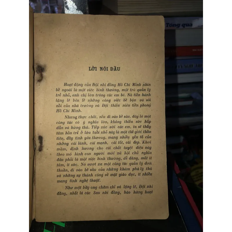 Công tác tổ chức và giáo dục đội nhi đồng Hồ Chí Minh  797478