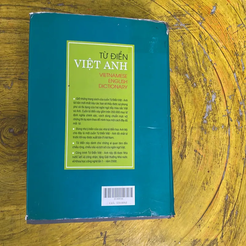 COMBO ĐẠI TỪ ĐIỂN VIỆT - ANH VIETNAMESE ENGLISH DICTIONARY & TỪ ĐIỂN ANH -  VIỆT KHỔ ĐẠI 702736