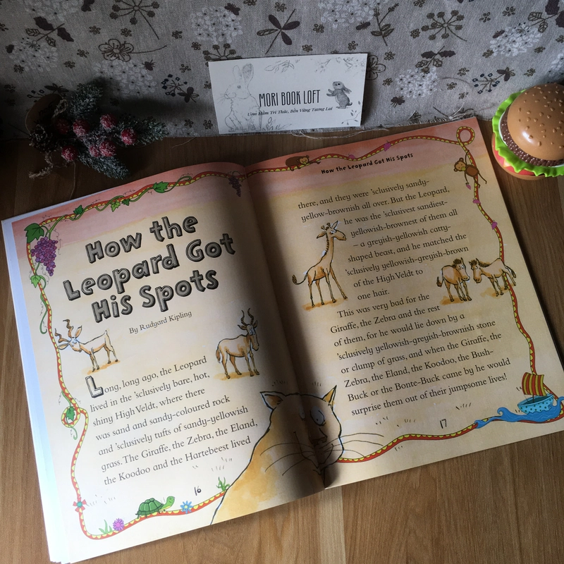 Sách tranh How the Leopard Got His Spots, Used, Bed time Story For Kids 442985