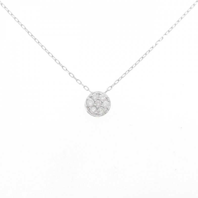 K18WG Hoa Kim Cương Dây Chuyền 0.20CT - Hàng hiệu Chính hãng 860338