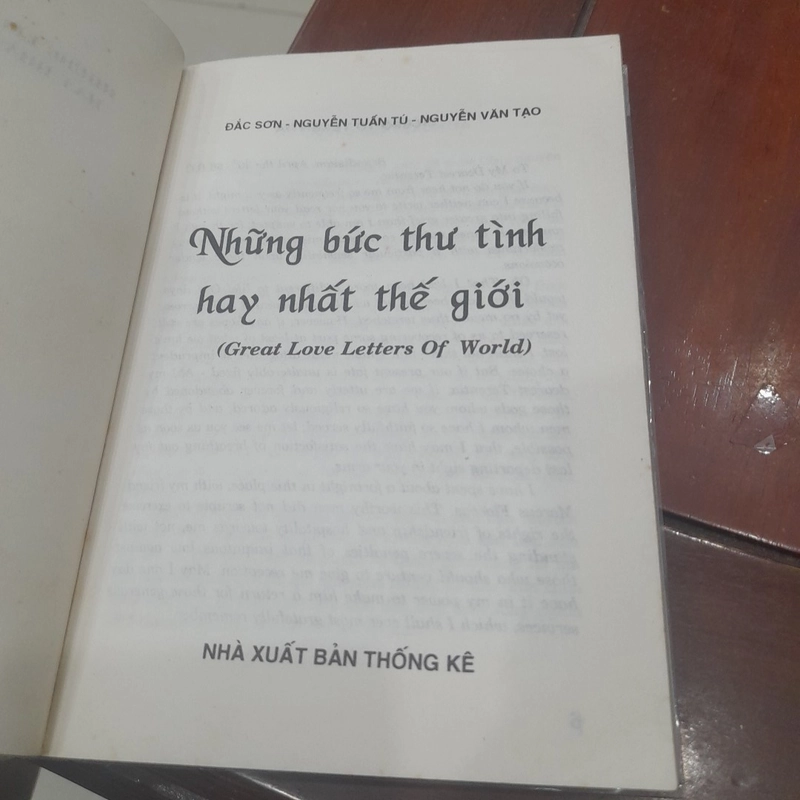 Tiếng Anh thực hành: NHỮNH BỨC THƯ TÌNH HAY NHẤT THẾ GIỚI 455635