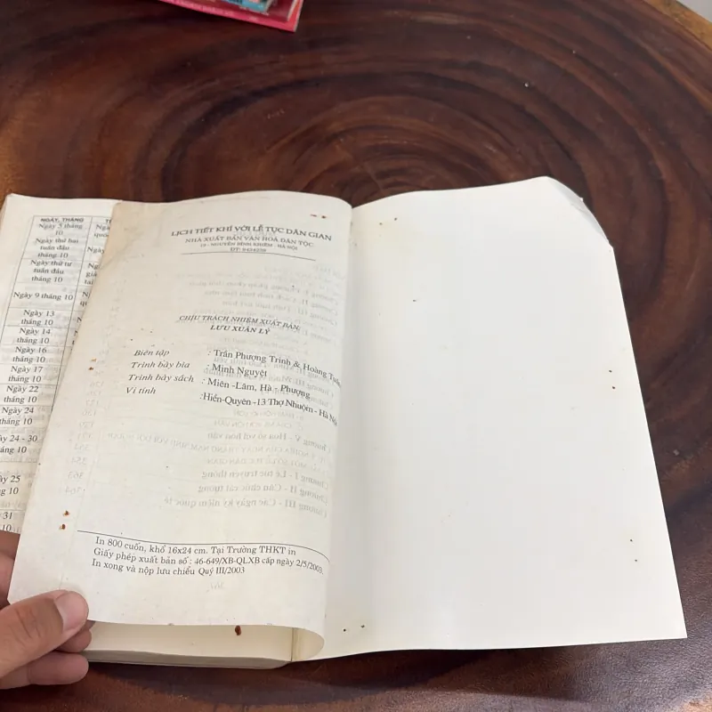 II Sách Hay: Lịch Tiết Khí Với Lễ Tục Dân Gian - Trần Đình Tuấn - 2003 1020096