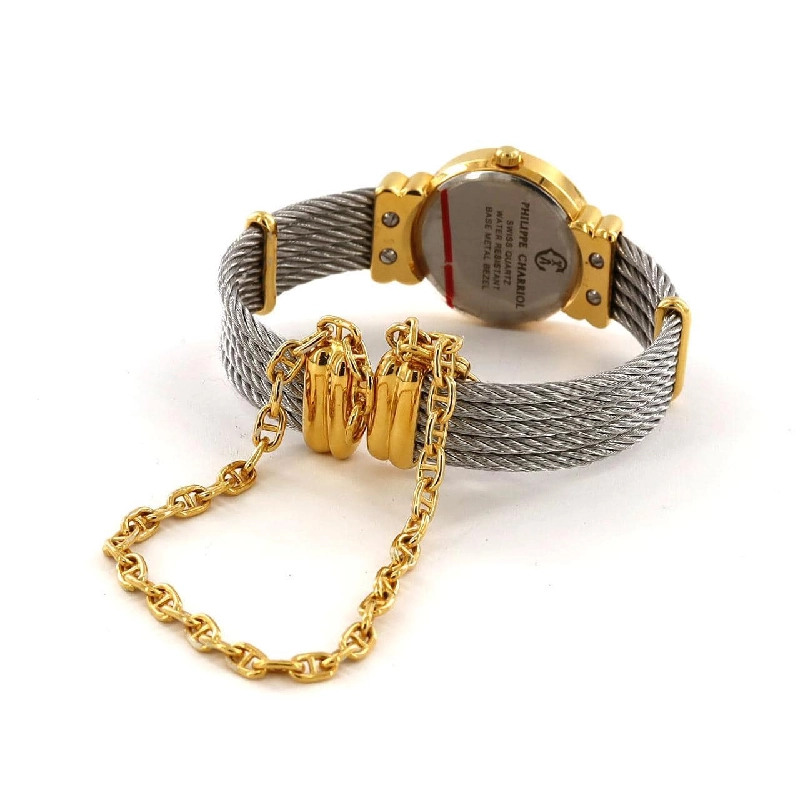 Đồng hồ Philip Charriol St. Tropez Combi-12P 28.91-0401 SSxGP Quartz - Hàng hiệu Chính hãng 875336