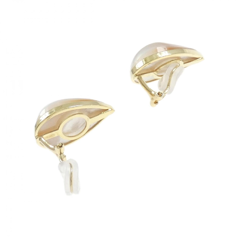 K18YG Mabe Pearl Bông tai - Hàng hiệu Authentic 874500