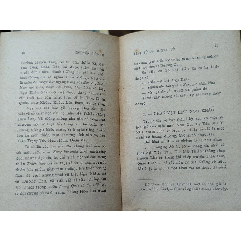 Liệt tử và dương tử - Nguyễn Hiến Lê 995717