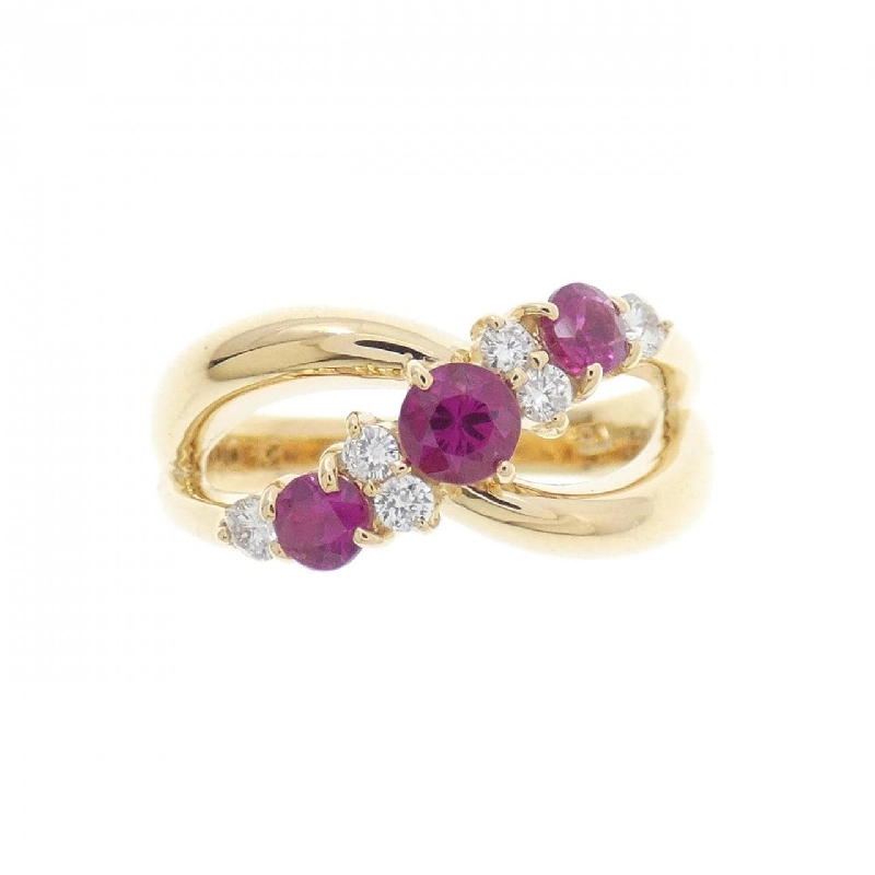 Nhẫn Ruby K18YG 0.41CT - Hàng hiệu Chính hãng 848278