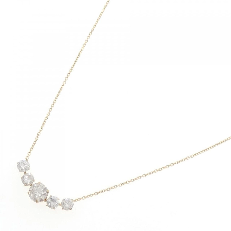 K18YG Dây chuyền kim cương 0.461CT - Hàng hiệu Chính hãng 860839