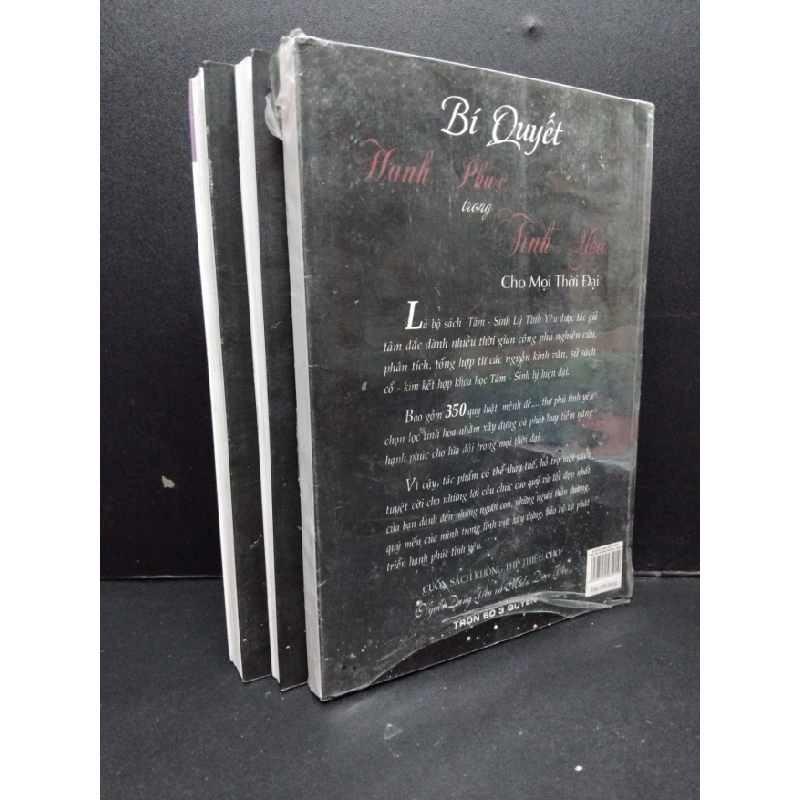 [Phiên Chợ Sách Cũ] Bộ 3 Quyển (1, 2, 3) Bí Quyết Hạnh Phúc Trong Tình Yêu Cho Mọi Thời Đại Tiến Sĩ - Bác Sĩ Ngô Thành Thanh 0702 403414