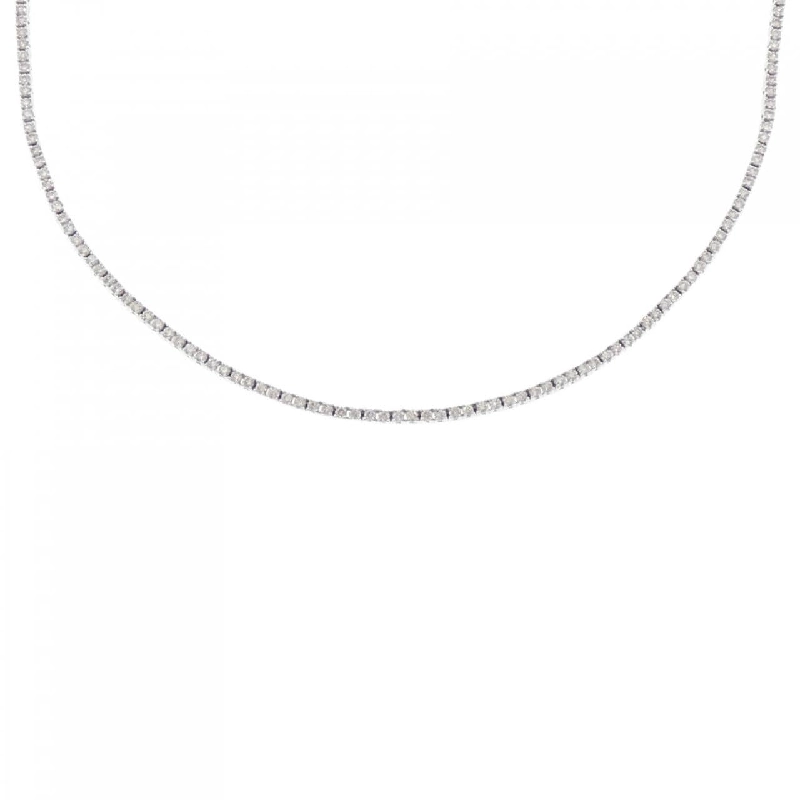 K18WG Dây chuyền kim cương 1.95CT - Hàng hiệu Chính hãng 858987