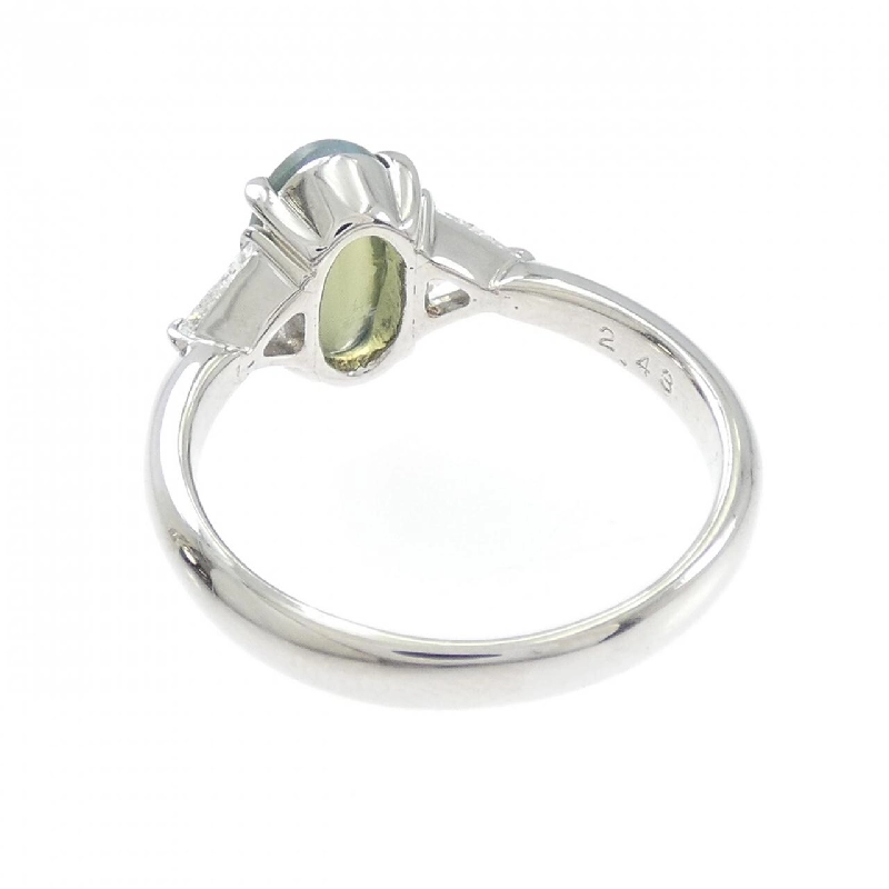 Nhẫn Chrysolite Cat's Eye PT900 2.43CT - Hàng hiệu Chính hãng 850577