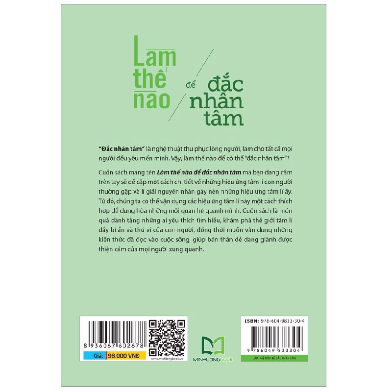 Làm Thế Nào Để Đắc Nhân Tâm - Khâu Lệ Lệ, Bàng Kiến Xuân 288281