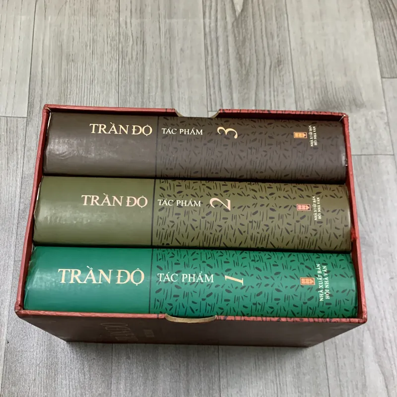 Trần độ tác phẩm. Full bộ 3 cuốn có hộp.  524361