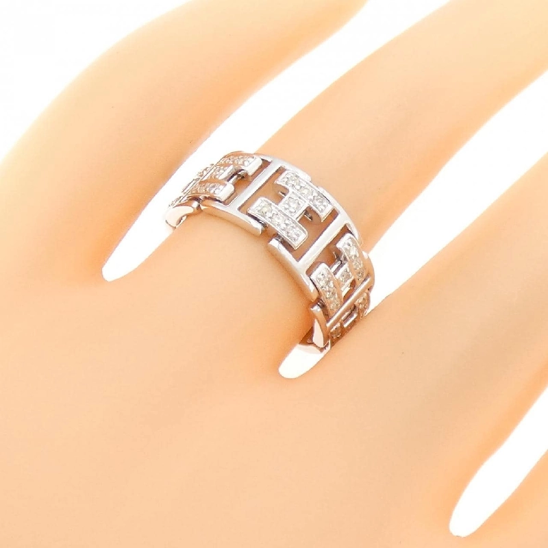 Nhẫn kim cương K18WG 0.25CT 671661