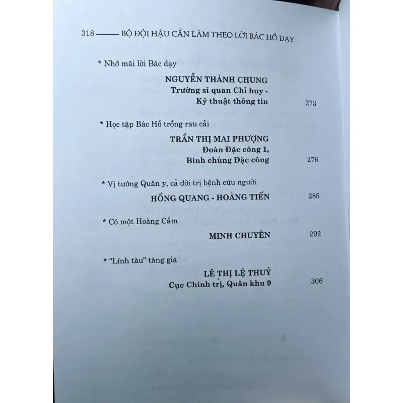 SÁCH BỘ ĐỘI HẬU CẦN LÀM THEO LỜI BÁC HỒ DẠY 703848
