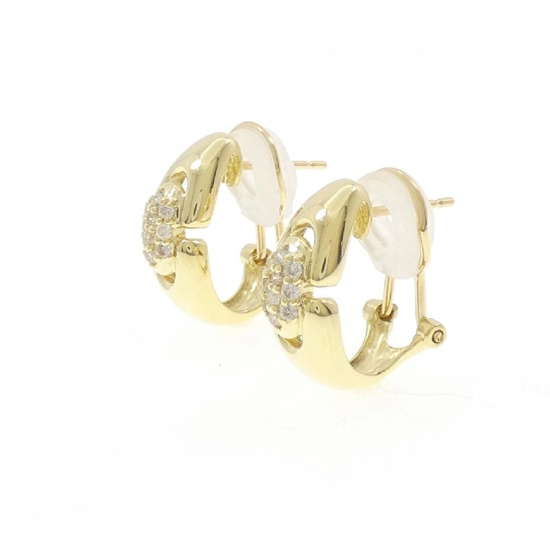 K18YG Bông tai kim cương 0.20CT - Hàng hiệu Chính hãng 870411