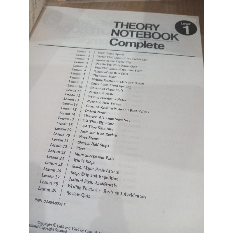 John Brimhall's theory notebook complete 590649