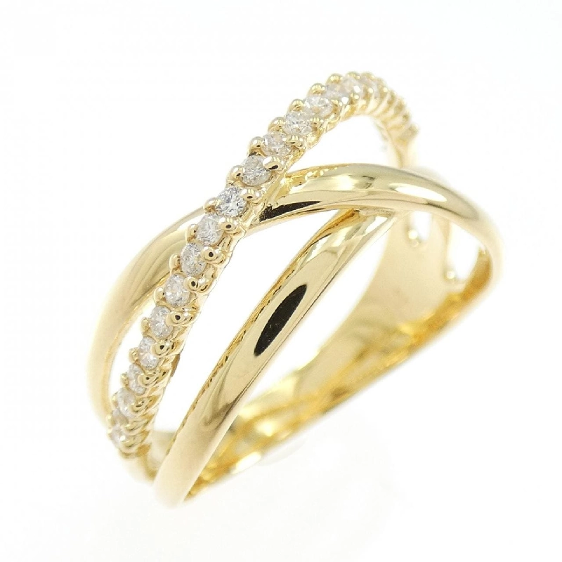 Nhẫn kim cương K18YG 0.14CT 667820