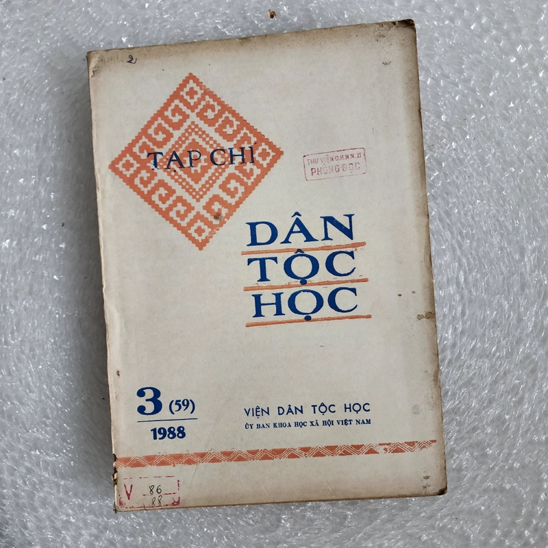 Tạp chí Dân tộc học 7 số từ 1986 đến 1990 452255
