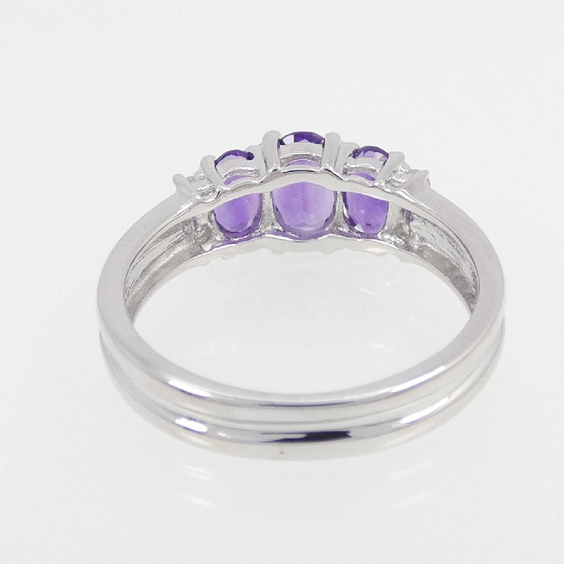 Nhẫn Amethyst K14WG 670408