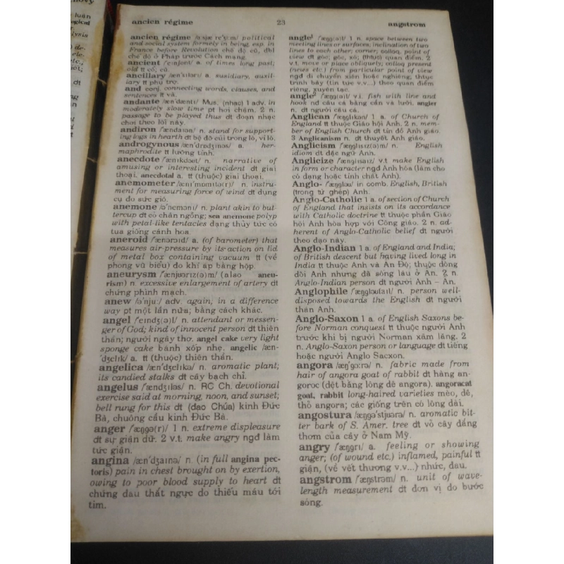 The little oxford dictionary Sổ tay Anh Việt thông dụng 45.000 từ mới 70% bìa cứng, bẩn bìa, ố vàng, bung gáy 1995 HCM2811 Đinh Kim Quốc Bảo & Nguyễn Danh Hưng HỌC NGOẠI NGỮ 917911