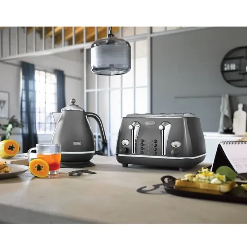 ⚡ CTOT2103.GY – Máy nướng bánh mì DeLonghi, gia nhiệt nhanh, bữa sáng gọn nhẹ! 732786