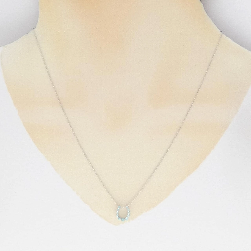 K18WG Móng ngựa Tourmaline Dây chuyền 0.15CT - Hàng hiệu Chính hãng 866453