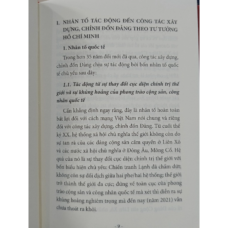 Xây dựng, chỉnh đốn Đảng theo sự chỉ dẫn của Tư tưởng Hồ Chí Minh - GS.TS. Mạch Quang Thắng 506583