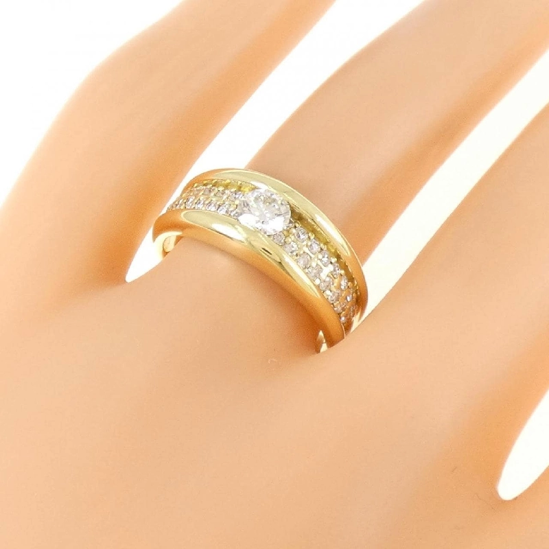 Nhẫn kim cương K18YG 0.33CT - Hàng hiệu Authentic 850323