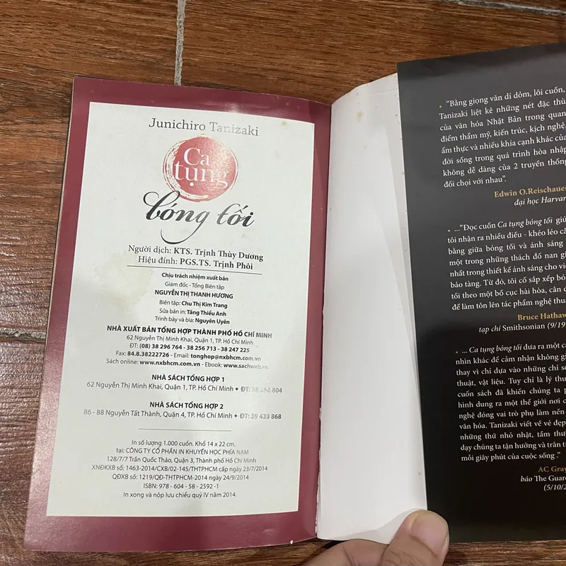 Ca tụng bóng tối - Junichiro Tanizaki (k1) 601737