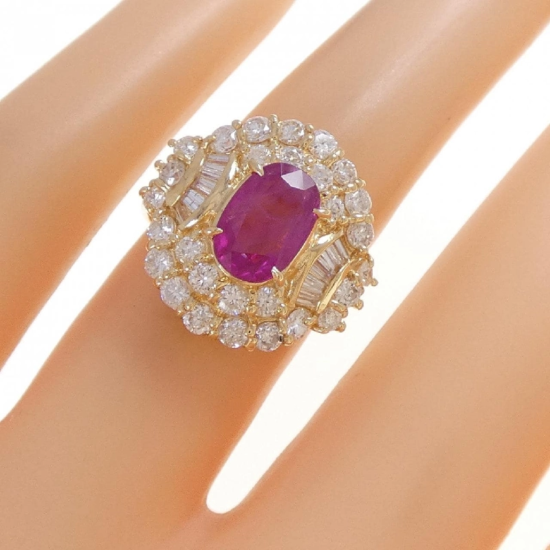 Nhẫn Ruby K18YG 1.59CT - Hàng hiệu Chính hãng 850269