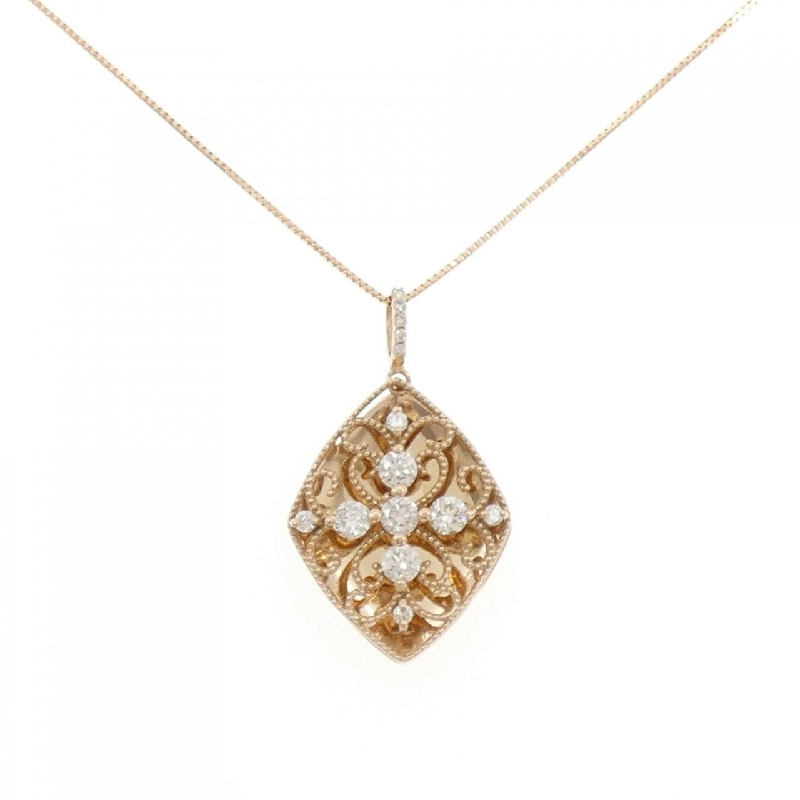 K18PG Dây chuyền kim cương 0.80CT - Hàng hiệu Chính hãng 866518