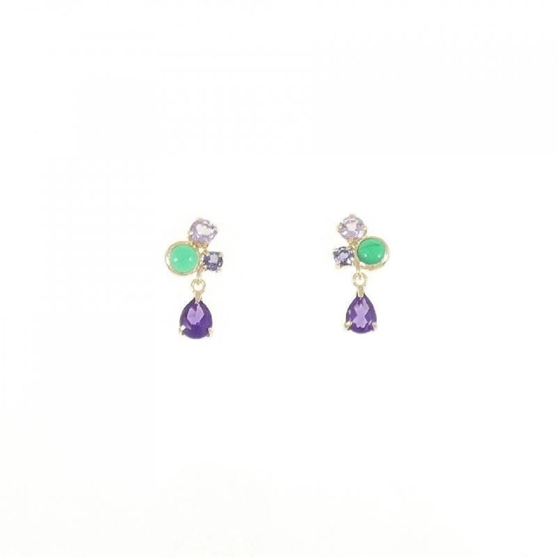 K10YG Đá màu Bông tai - Hàng hiệu Chính hãng 869193