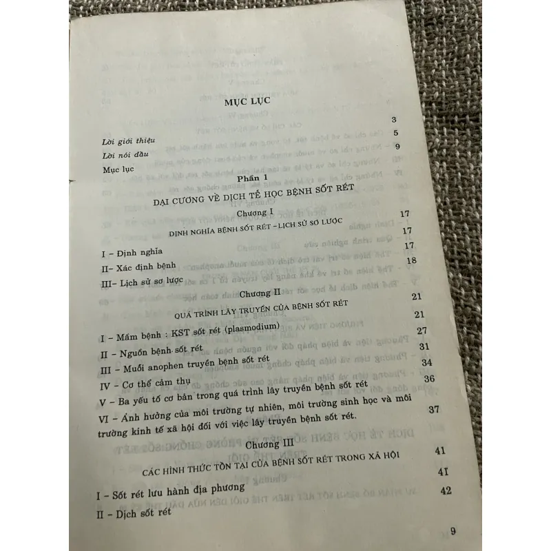 DỊCH TẾ HÓC BẾNH SỐT RÉT VÀ PHÒNG CHỐNG SỐT RÉT Ở VIỆT NAM- GS. VU THỊ PHAN 1021336