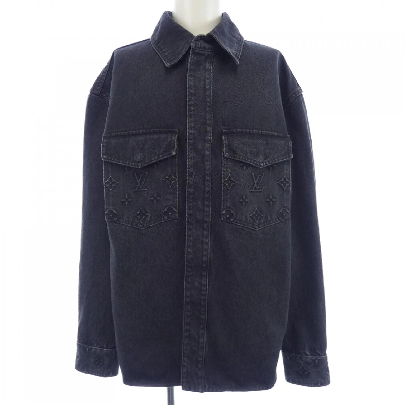 Áo khoác denim oversized họa tiết monogram LOUIS VUITTON HQS42WCHX - Hàng hiệu Authentic 892165