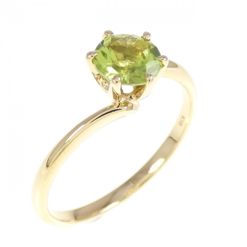 Nhẫn Peridot K18YG 0.70CT - Hàng hiệu Chính hãng 849901