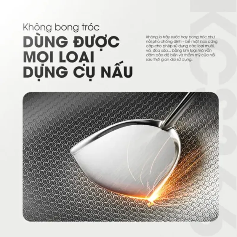 Bộ 3 nồi inox liền khối KALITE KCS366 – Bộ 3 size 18-20-24cm linh hoạt 577473