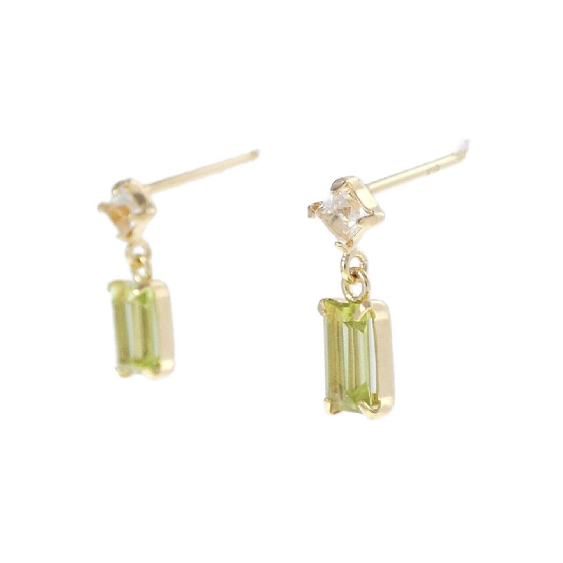 K18YG Peridot Bông tai - Hàng hiệu Chính hãng 868997
