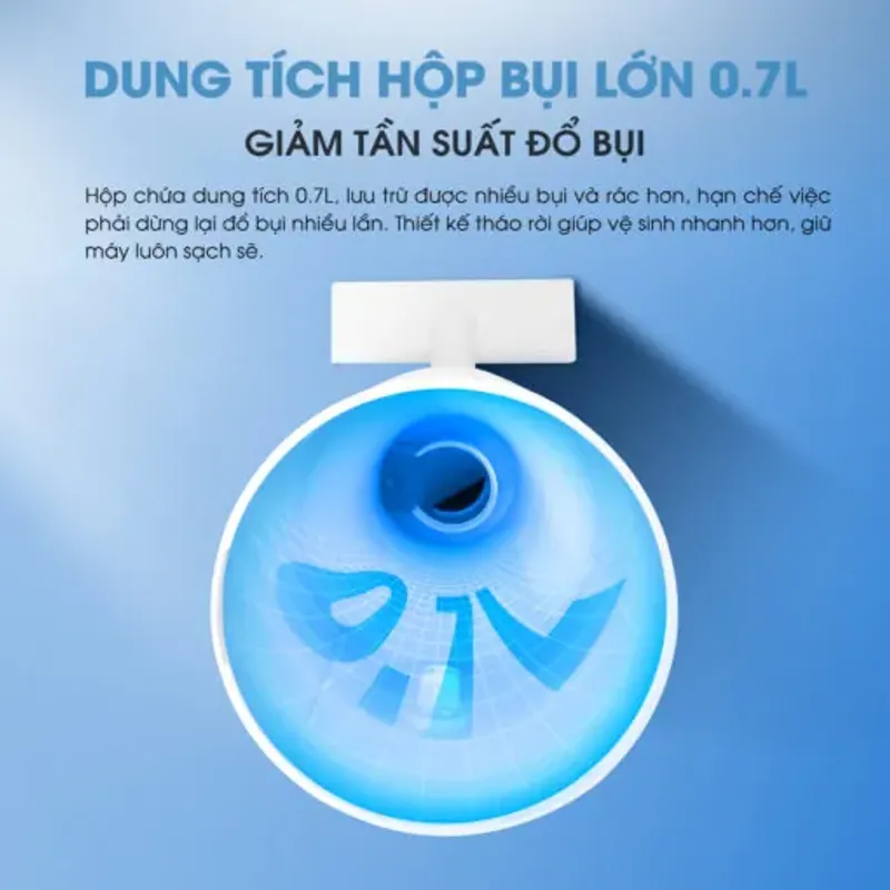 Máy hút bụi Kalite KHV0, màu trắng, mới 100%, tiện dụng 701456