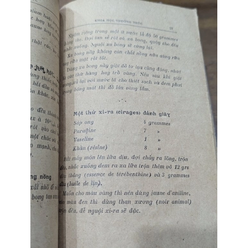 Khoa học thường thức - Lâm Văn Vãng kỹ sư hoá học xuất bản 1938 1003593