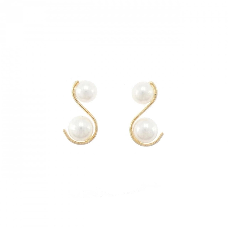 K18YG Bông tai ngọc trai Akoya - Hàng hiệu Chính hãng 871370